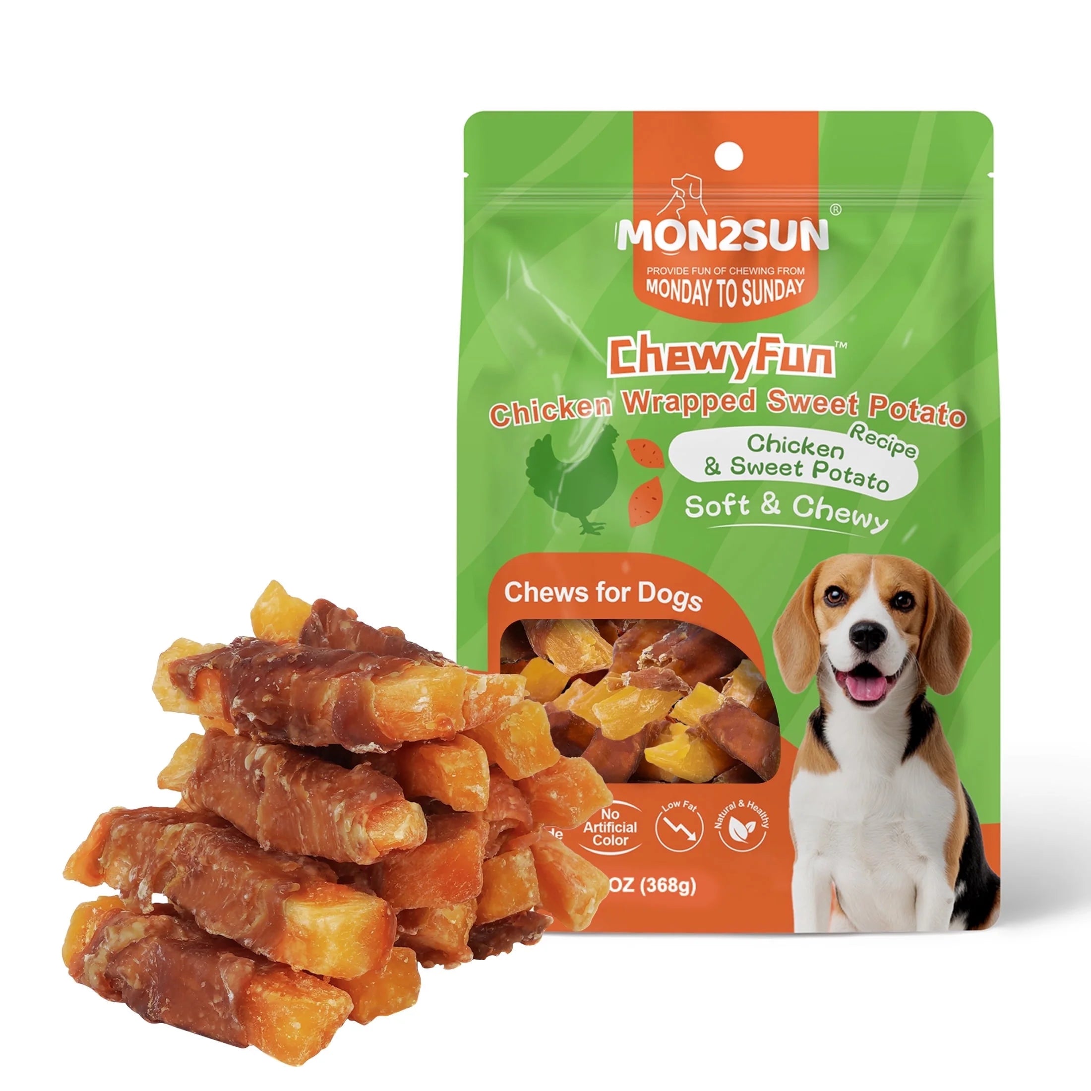 Chicken Wrapped Sweet Potato Small Dog Treats, 13 Oz