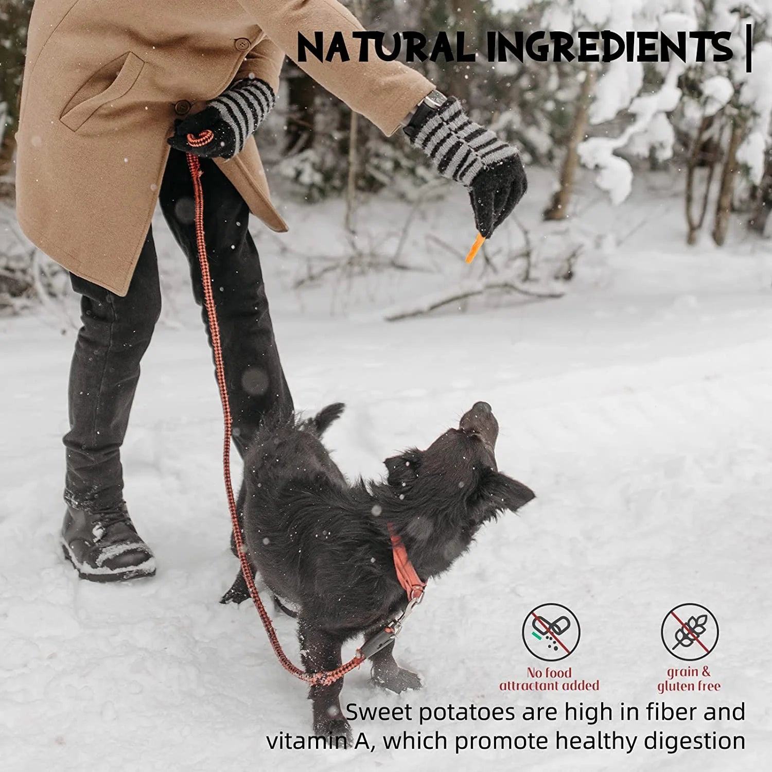 (2 Pack)  Sweet Potato Dog Treats, Natural Snack Chews for All Dogs, 29Pcs, 11Oz