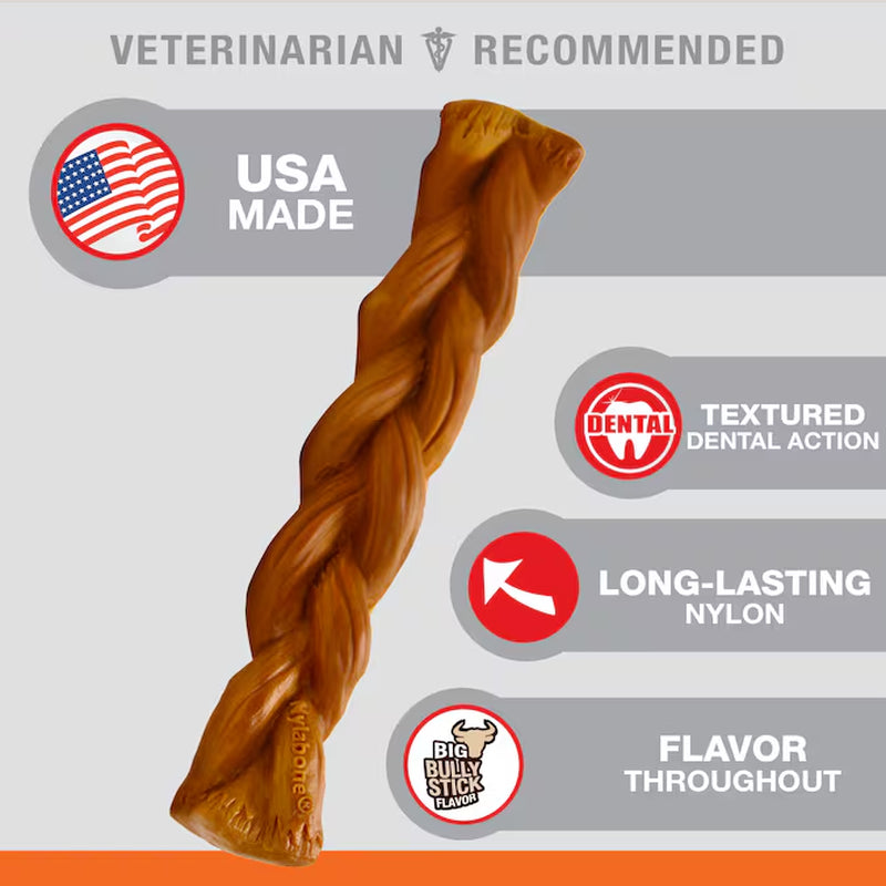 Power Chew Bully Stick Alternative Nylon Chew Dog Toy