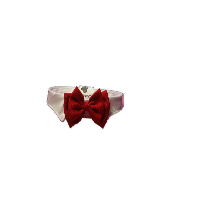 Fashion Pet Supplies Red Bow Cotton Tie