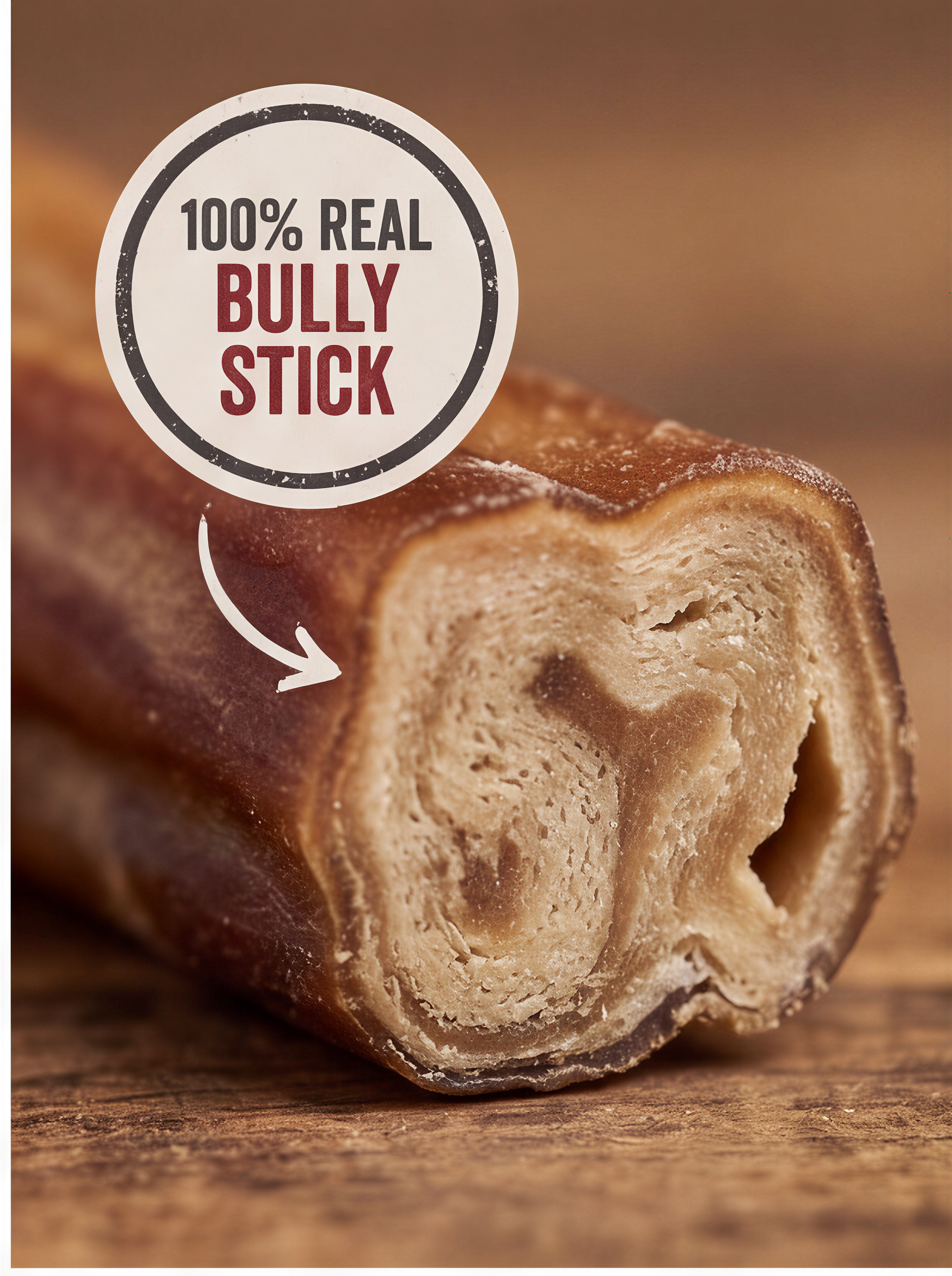 PrimeChew™ All-Natural Bully Sticks for Dogs (5-Pack)