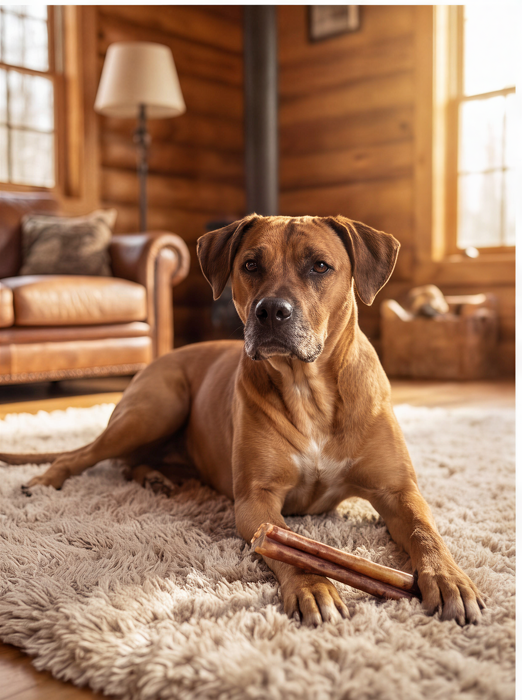 PrimeChew™ All-Natural Bully Sticks for Dogs (5-Pack)