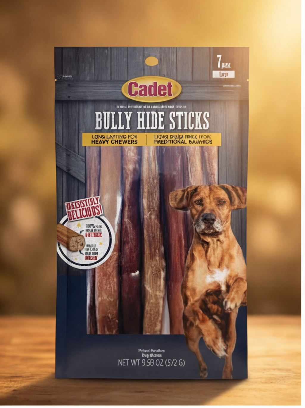 PrimeChew™ All-Natural Bully Sticks for Dogs (5-Pack)
