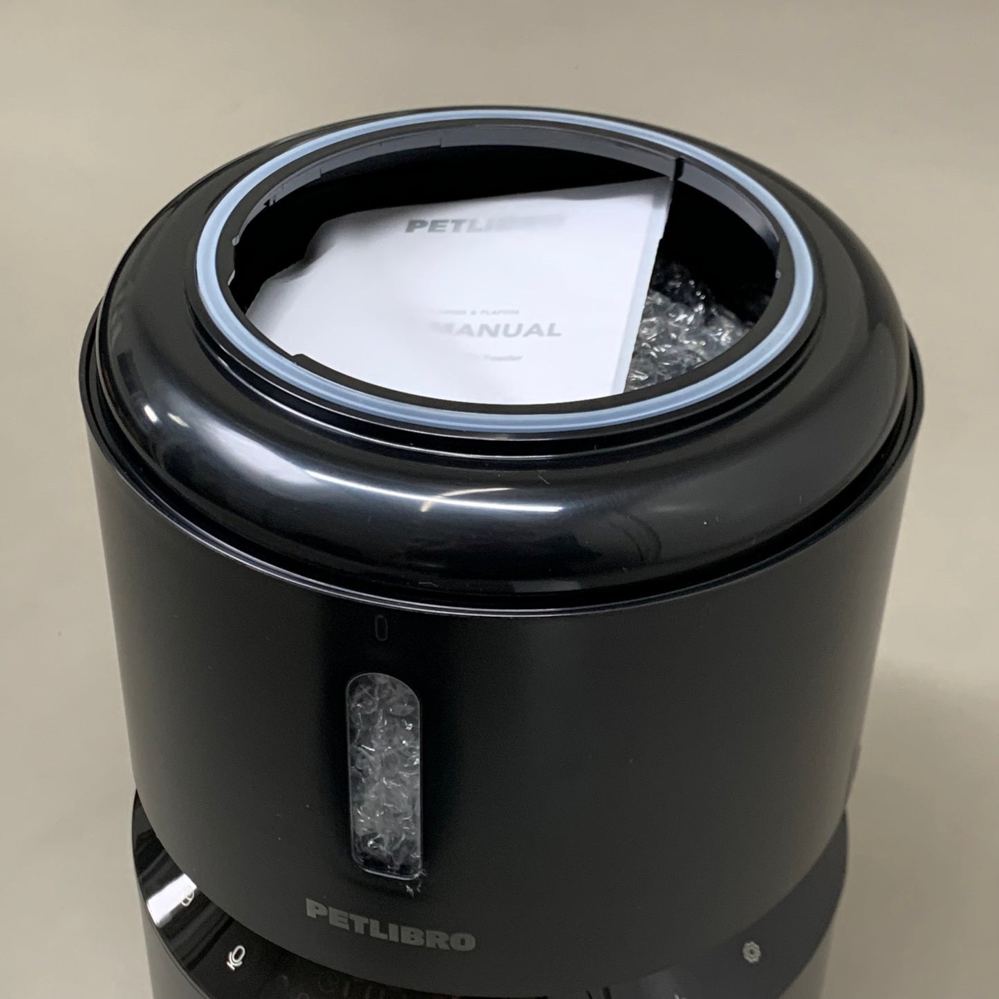 PETLIBRO Granary 3L Automatic Cat Feeder – Single Tray, Black