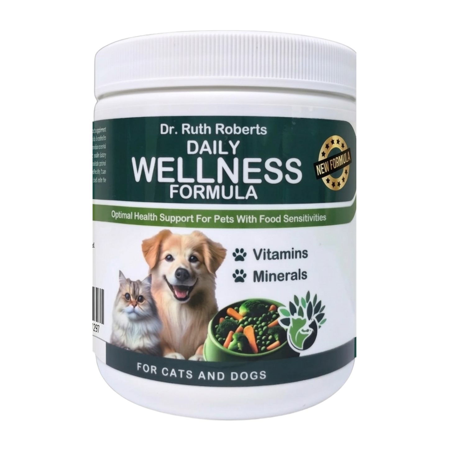 PRE-ORDER Daily Wellness Formula — Glandular-Free Multivitamin for Dogs & Cats with Beef, Pork, or Organ Sensitivities