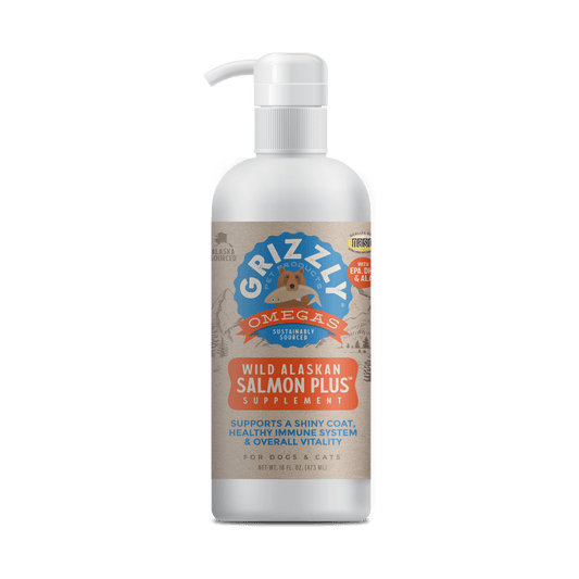 Grizzly Salmon Oil Plus For Dogs (16oz)