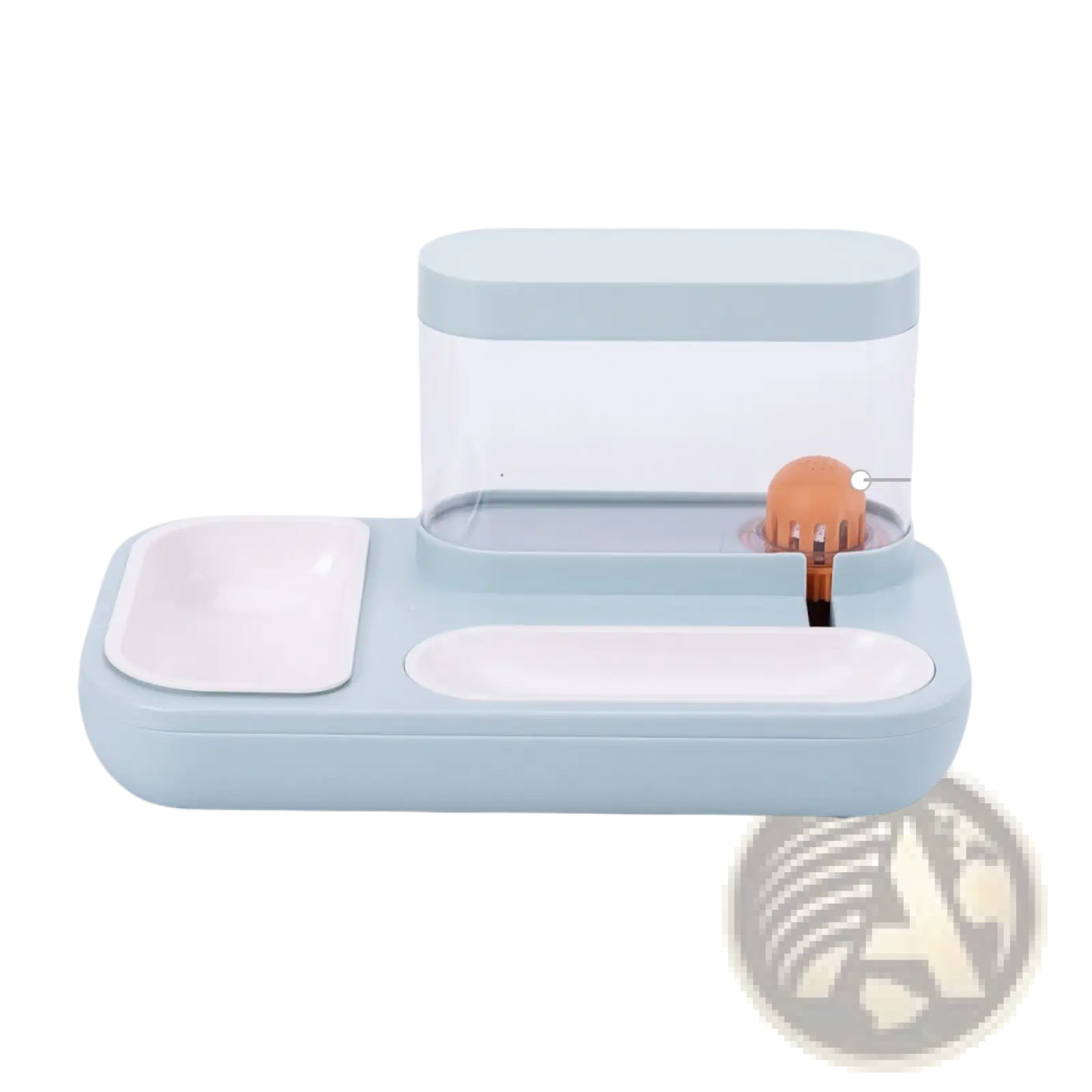 Automatic Pet Feeder and Water Dispenser Double Bowl