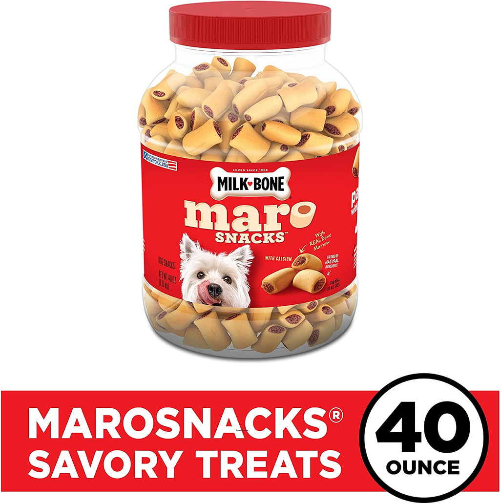 Marosnacks Small Dog Treats with Bone Marrow, 40 oz Container