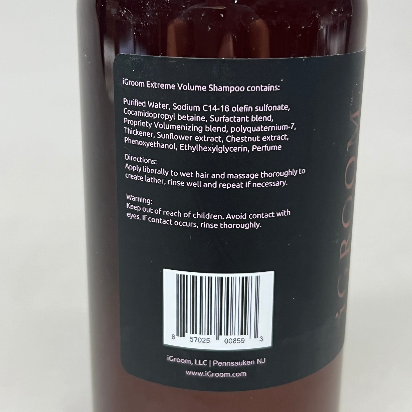 IGROOM Extreme Volume Dog Shampoo, Luxury Pet Beauty Care 16 fl oz (New)