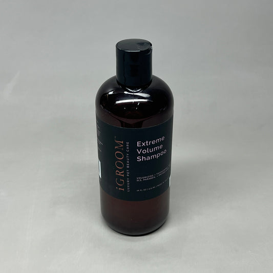 IGROOM Extreme Volume Dog Shampoo, Luxury Pet Beauty Care 16 fl oz (New)