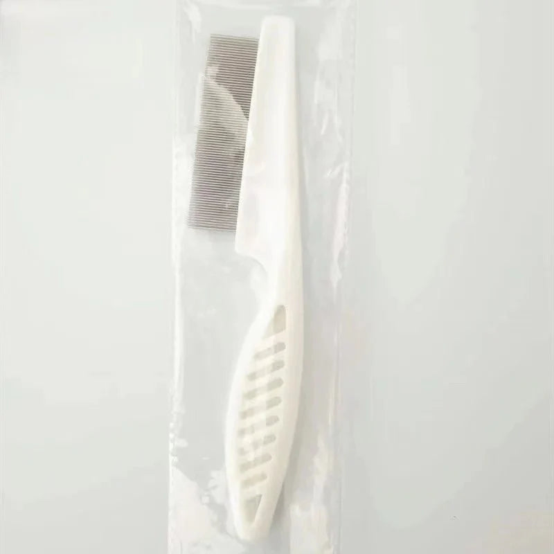 Stainless Steel Pet Flea and Shedding Comb | Grooming Tool for Dogs and Cats