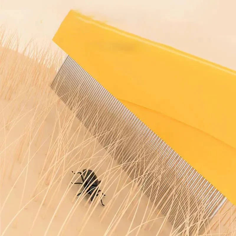 Stainless Steel Pet Flea and Shedding Comb | Grooming Tool for Dogs and Cats
